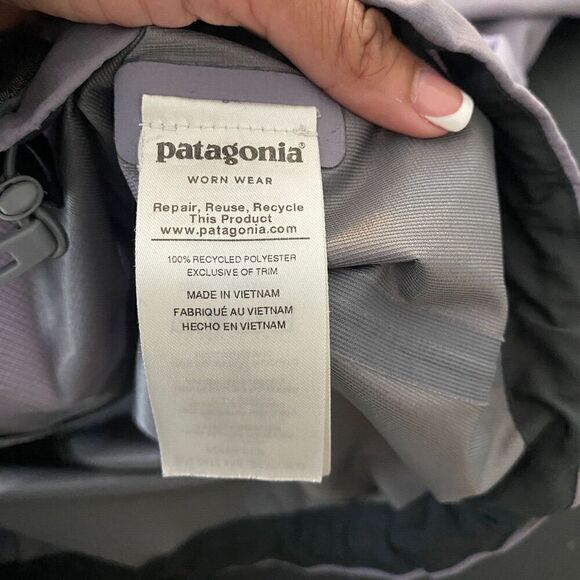 PATAGONIA Women's Purple Torrentshell H2NO Waterproof Full Zip Hoodie Jacket S - Picture 10 of 11
